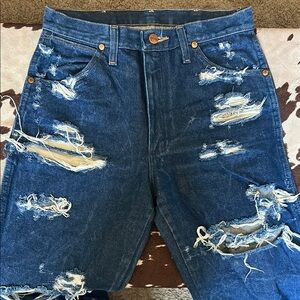 Wrangler Distressed Denim Pants